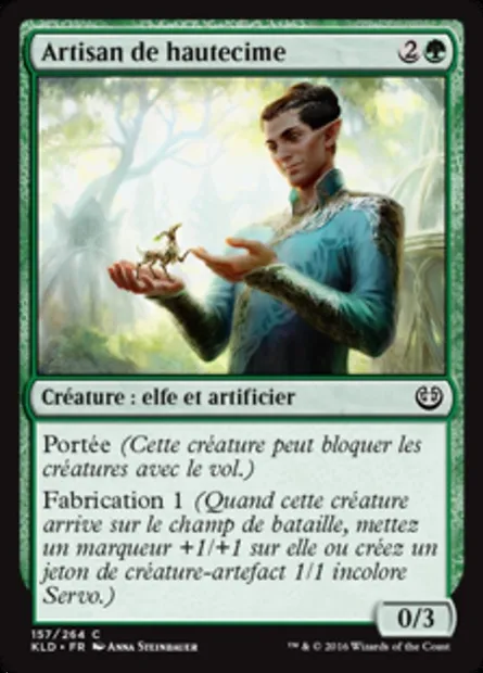Artisan de hautecime, carte Magic KLD 157 — extension Kaladesh