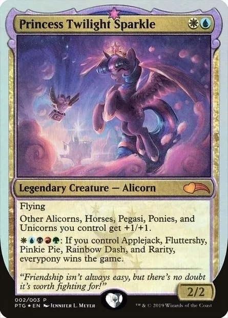 Princess Twilight Sparkle, carte Magic PTG 2 — extension Ponies: The Galloping