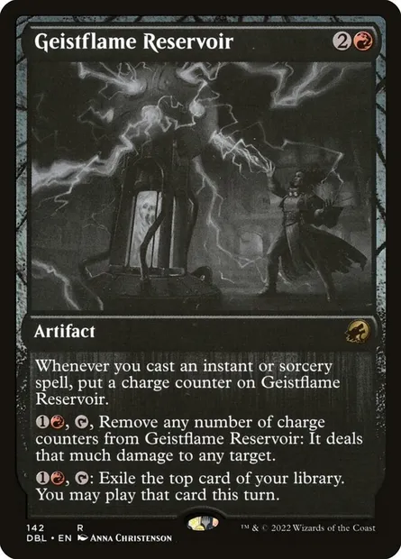 Geistflame Reservoir, Magic card DBL 142 — Innistrad: Double Feature set