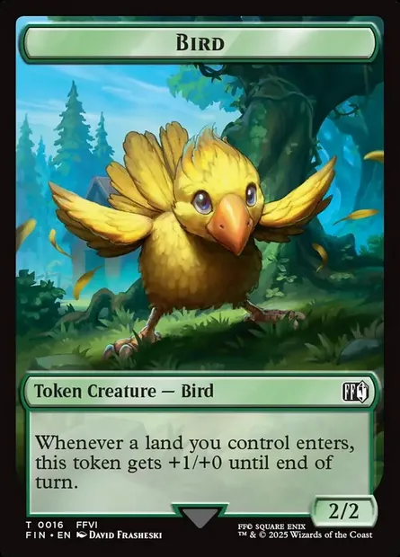 Bird, carte Magic TFIN 16 — extension Final Fantasy Tokens