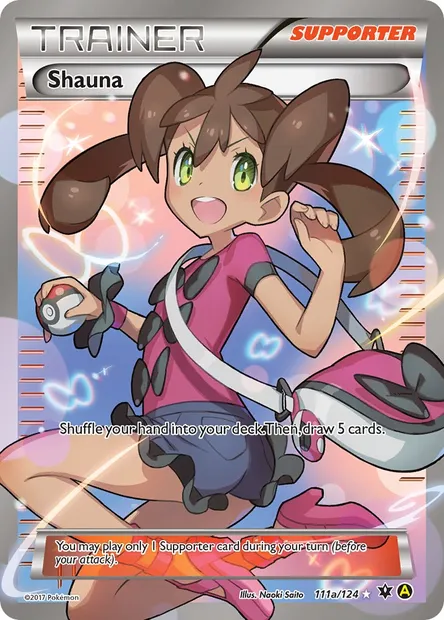 Shauna, Pokémon card FCO 111a — Fates Collide set