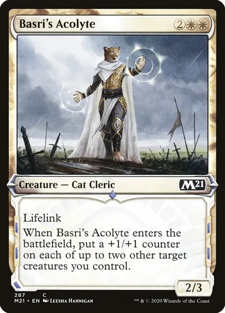 Basri's Acolyte, Magic card M21 287 — Core Set 2021 set