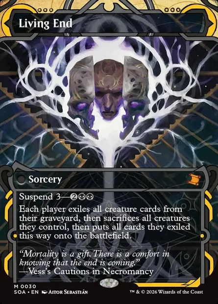 Living End, Magic card SOA 30 — Secrets of Strixhaven Mystical Archive set