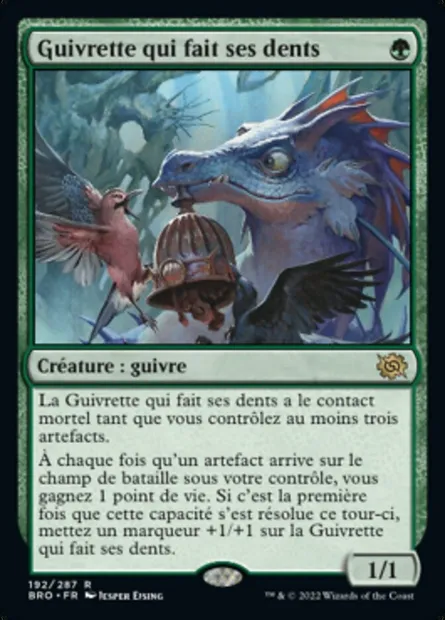 Guivrette qui fait ses dents, carte Magic BRO 192 — extension La Guerre Fratricide