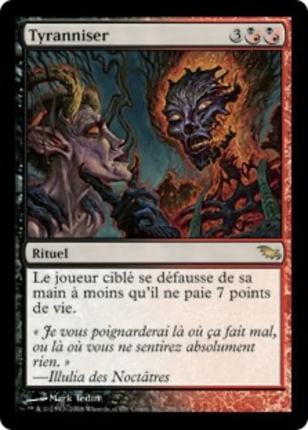 Tyranniser, carte Magic SHM 201 — extension Sombrelande