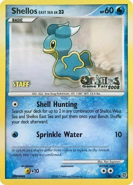 Shellos East Sea Lv.23, Pokémon card PR 106s — Assorted Promos set