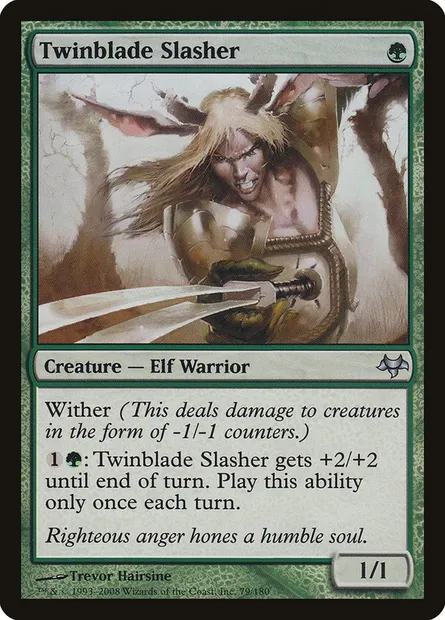 Twinblade Slasher, Magic card EVE 79 — Eventide set
