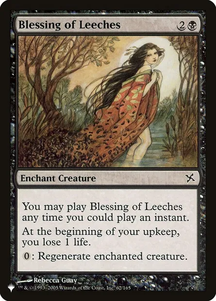 Bénédiction de sangsues, carte Magic PLST BOK-62 — extension The List
