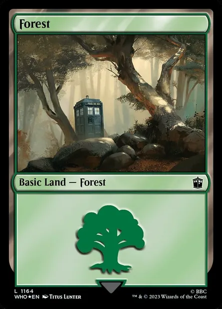 Forest, Magic card WHO 1164 — Doctor Who set