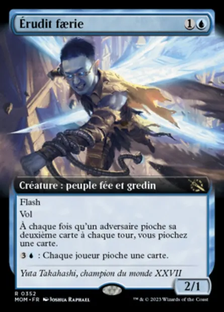 Érudit faerie, carte Magic MOM 352 — extension L'invasion des machines