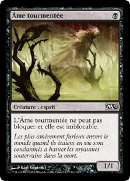 Âme tourmentée, carte Magic M13 111 — extension Magic 2013