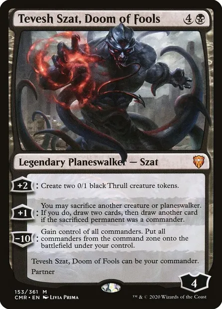 Tevesh Szat, Doom of Fools, Magic card CMR 153 — Commander Legends set
