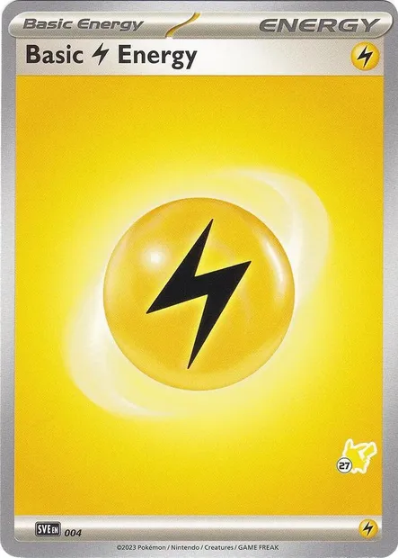Basic Lightning Energy, Pokémon card BA24 004-27 — Battle Academy 2024 set