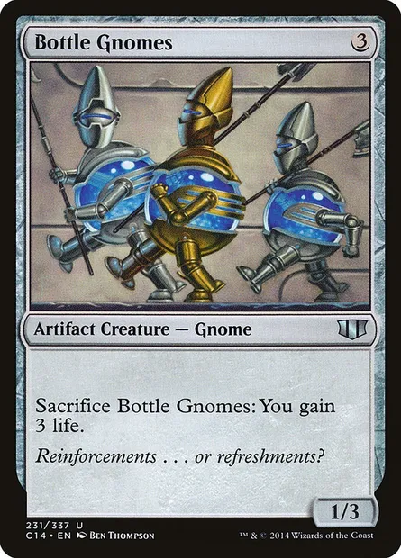 Bottle Gnomes, Magic card C14 231 — Commander 2014 set
