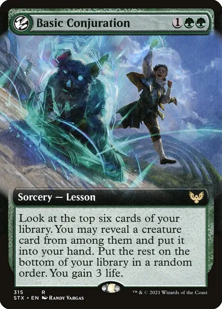 Basic Conjuration, Magic card STX 315 — Strixhaven: School of Mages set
