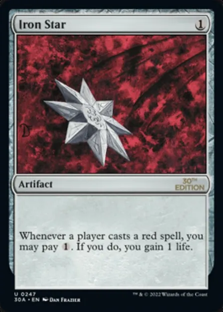 Iron Star, Magic card 30A 247 — 30th Anniversary Edition set