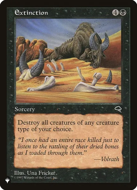 Extinction, Magic card PLST TMP-135 — The List set