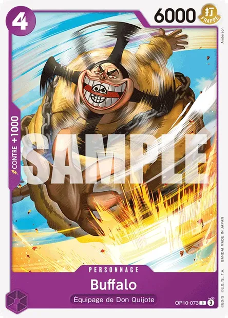 Buffalo, carte One Piece OP10-073 — extension SANG ROYAL