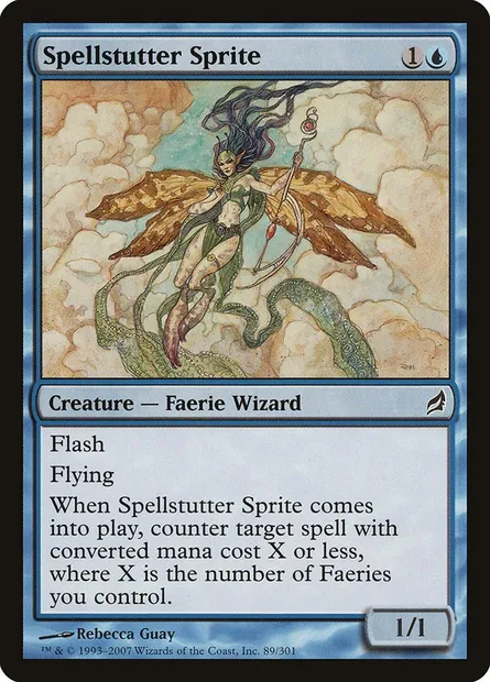 Spellstutter Sprite, Magic card LRW 89 — Lorwyn set