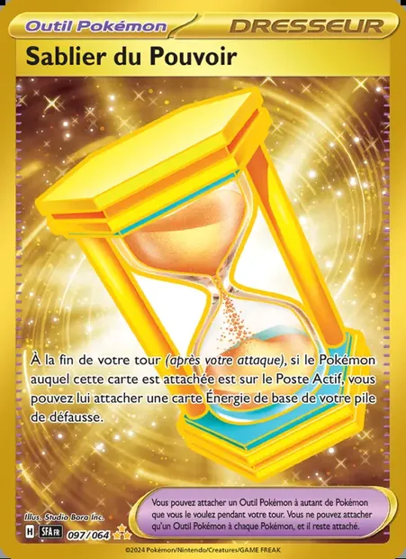Sablier du Pouvoir, carte Pokémon SFA 097 — extension Fable Nébuleuse