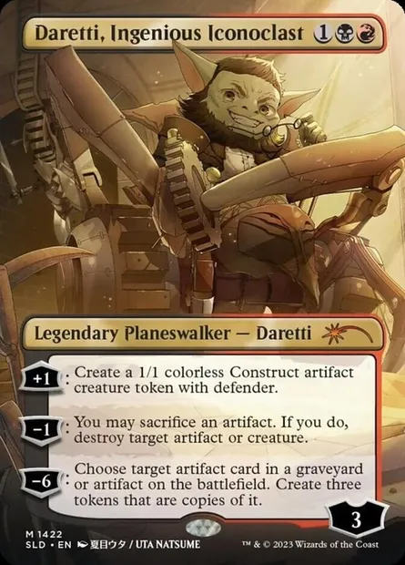 Daretti, Ingenious Iconoclast, Magic card SLD 1422 — Secret Lair Drop set
