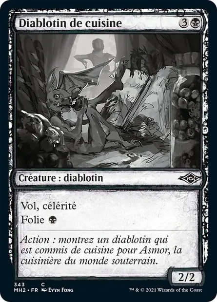 Diablotin de cuisine, carte Magic MH2 343 — extension Horizons du Modern 2