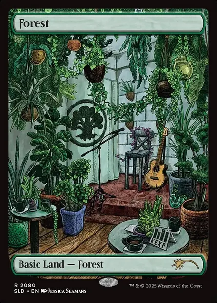 Forêt, carte Magic SLD 2080 — extension Secret Lair Drop