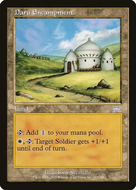 Daru Encampment, Magic card ONS 315 — Onslaught set