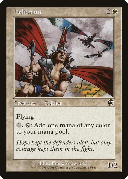 Helionaut, Magic card APC 13 — Apocalypse set
