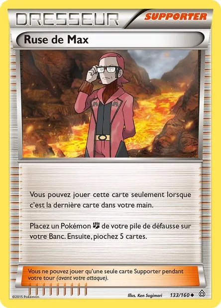 Ruse de Max, carte Pokémon PRC 133 — extension Primo-Choc