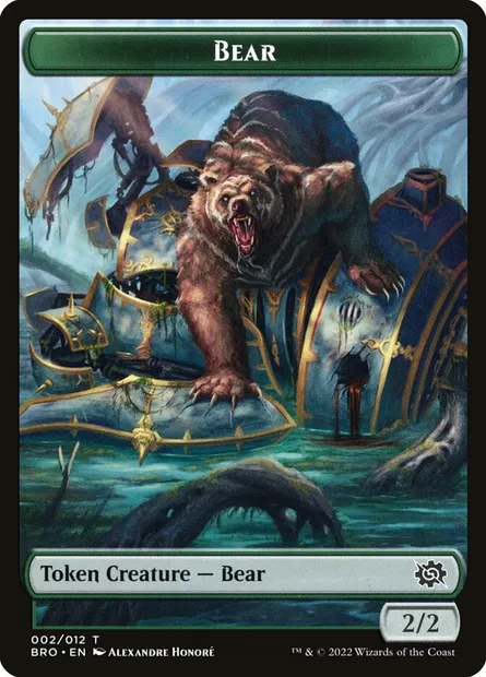 Bear, Magic card TBRO 2 — The Brothers' War Tokens set