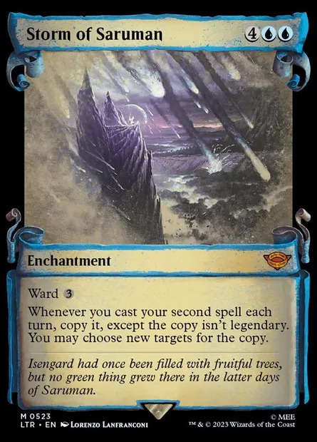 Storm of Saruman, Magic card LTR 523 — The Lord of the Rings: Tales of Middle-earth set