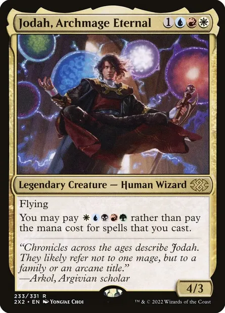 Jodah, Archmage Eternal, Magic card 2X2 233 — Double Masters 2022 set