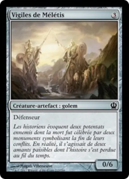 Vigiles de Mélétis, carte Magic THS 217 — extension Theros