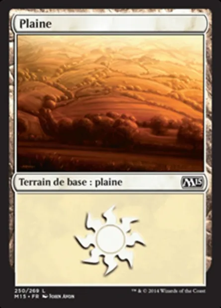 Plaine, carte Magic M15 250 — extension Magic 2015