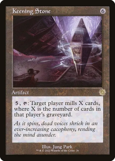 Keening Stone, Magic card BRR 26 — The Brothers' War Retro Artifacts set