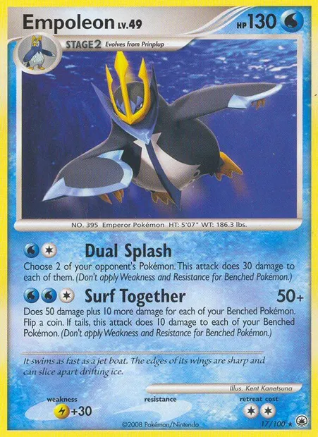 Empoleon, Pokémon card MD 17 — Majestic Dawn set