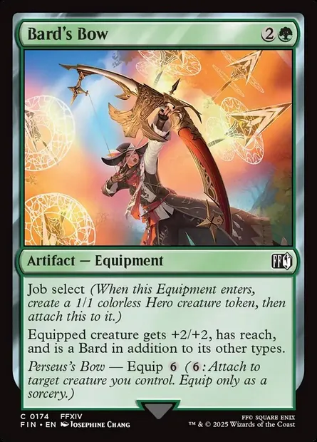 Bard's Bow, Magic card FIN 174 — Final Fantasy set