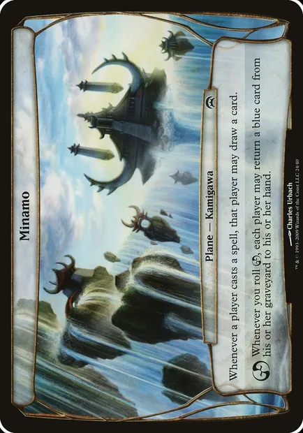 Minamo, carte Magic OHOP 24 — extension Planechase Planes