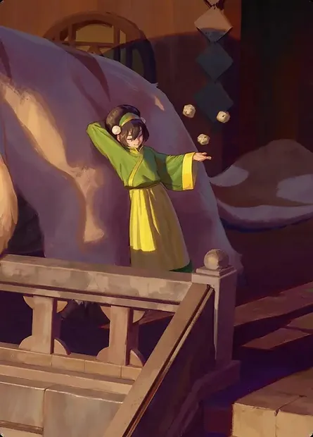 Toph, Greatest Earthbender // Toph, Greatest Earthbender, Magic card ATLE 9 — Avatar: the Last Airbender Eternal Art Series set