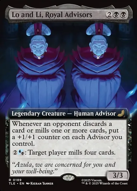 Lo and Li, Royal Advisors, Magic card TLE 189 — Avatar: The Last Airbender Eternal set