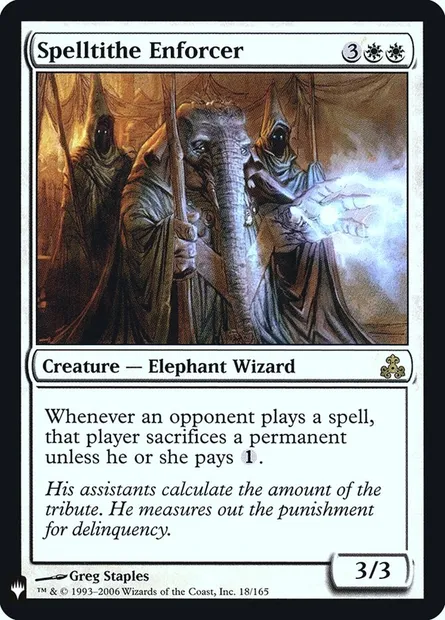 Argousin de la dimesort, carte Magic PLST GPT-18 — extension The List
