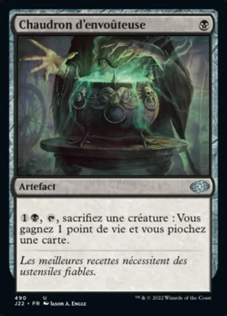 Chaudron d'envoûteuse, carte Magic J22 490 — extension Jumpstart 2022