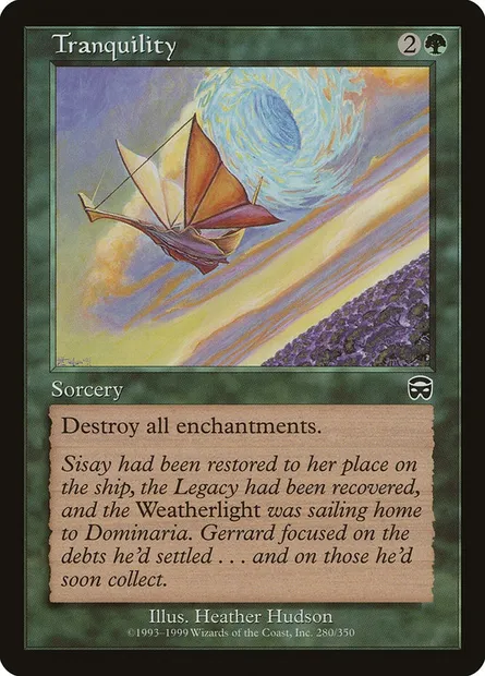 Tranquility, Magic card MMQ 280 — Mercadian Masques set