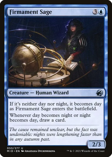 Firmament Sage, Magic card MID 53 — Innistrad: Midnight Hunt set