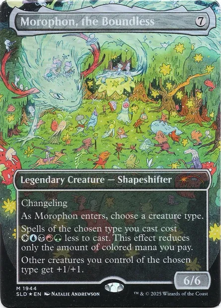 Morophon, the Boundless, Magic card SLD 1944 — Secret Lair Drop set