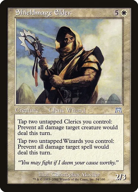 Shieldmage Elder, Magic card ONS 54 — Onslaught set