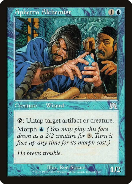 Aphetto Alchemist, Magic card ONS 64 — Onslaught set