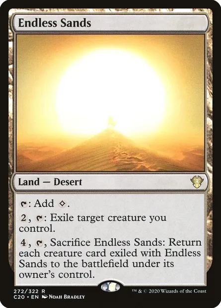 Endless Sands, Magic card C20 272 — Commander 2020 set