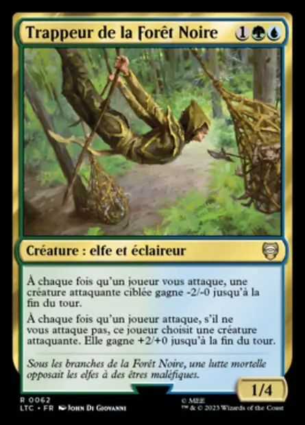 Trappeur de la Forêt Noire, carte Magic LTC 62 — extension Tales of Middle-earth Commander